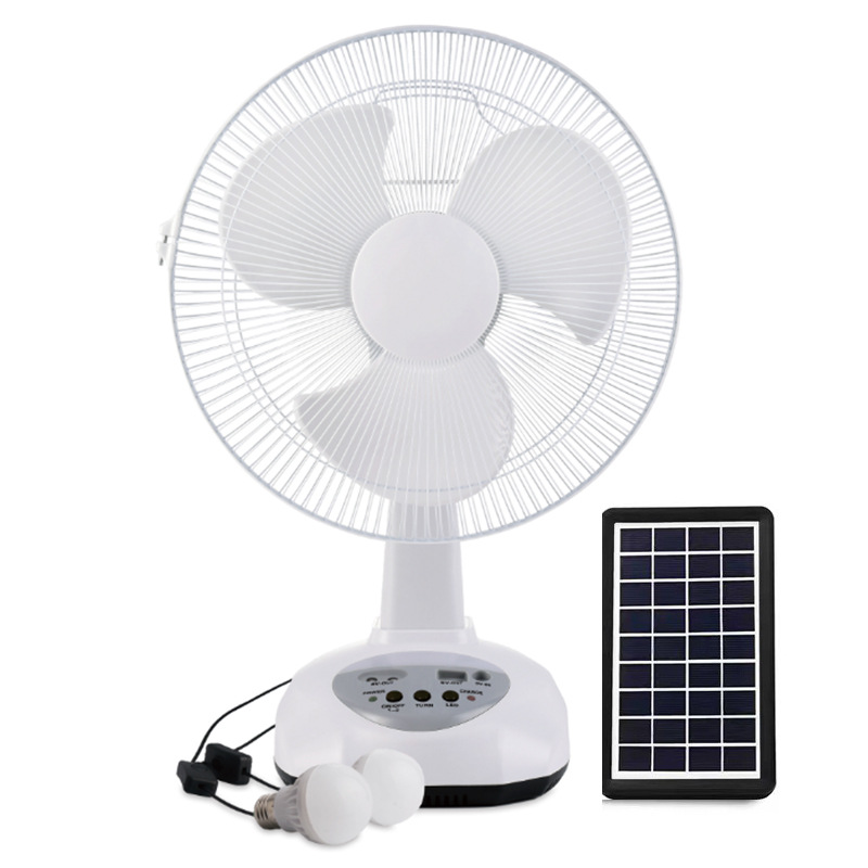 Solar powered table fan